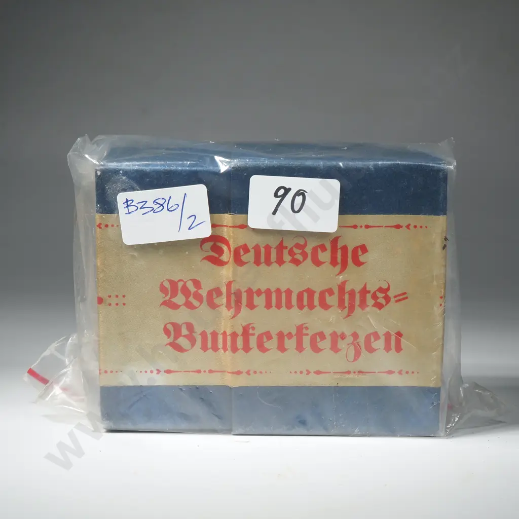 Original Pkt German WW2 Bunker Candles Image 1++