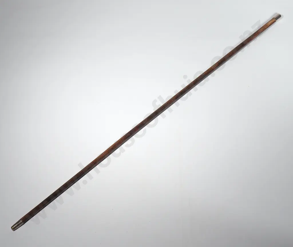 Sterling Silver Topped Swagger Stick/Drill Cane, London 1914 Makers  Nathaniel & Charles Feldman Image 1++