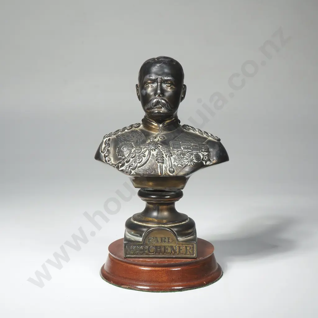 Spelter Bust of Kitchener Image 1++