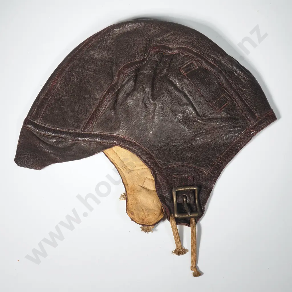 WW2 US Air Force Leather Flying Helmut Image 1++