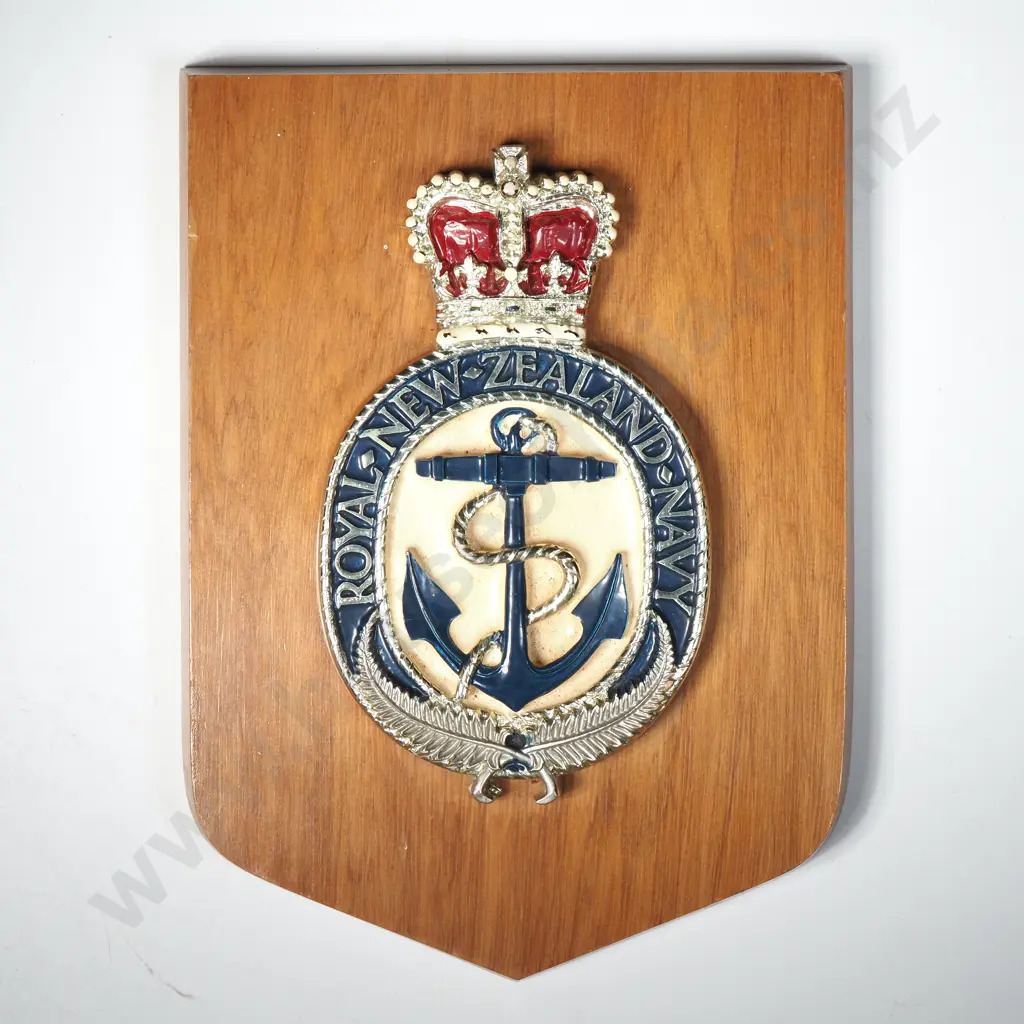 Royal New Zealand Navy Plaque Image 1++