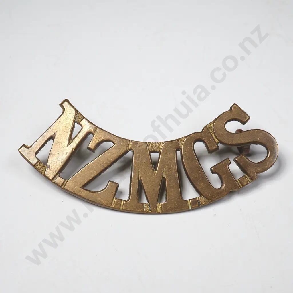 WW1 NZMGS Shoulder Title Image 1++