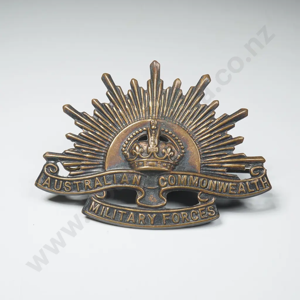 WW1 Australian Cap Badge Image 1++
