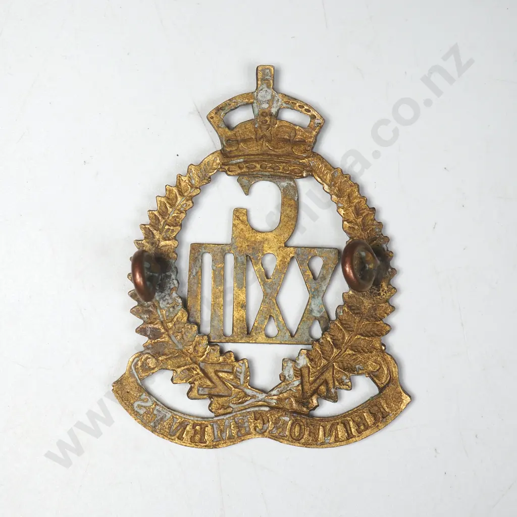 WW1 23rd Reinforcement Cap Badge Image 1++