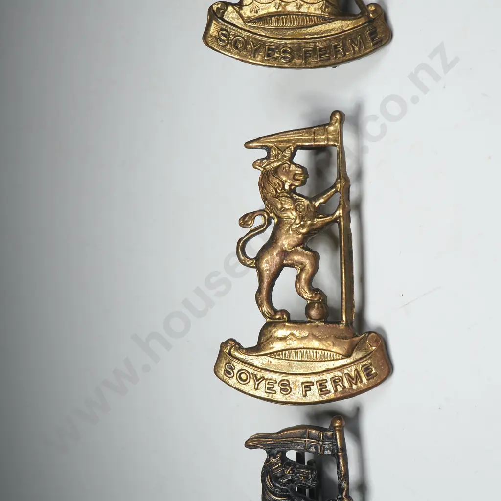 Three New Zealand Rifle Brigade Badges Image 1++