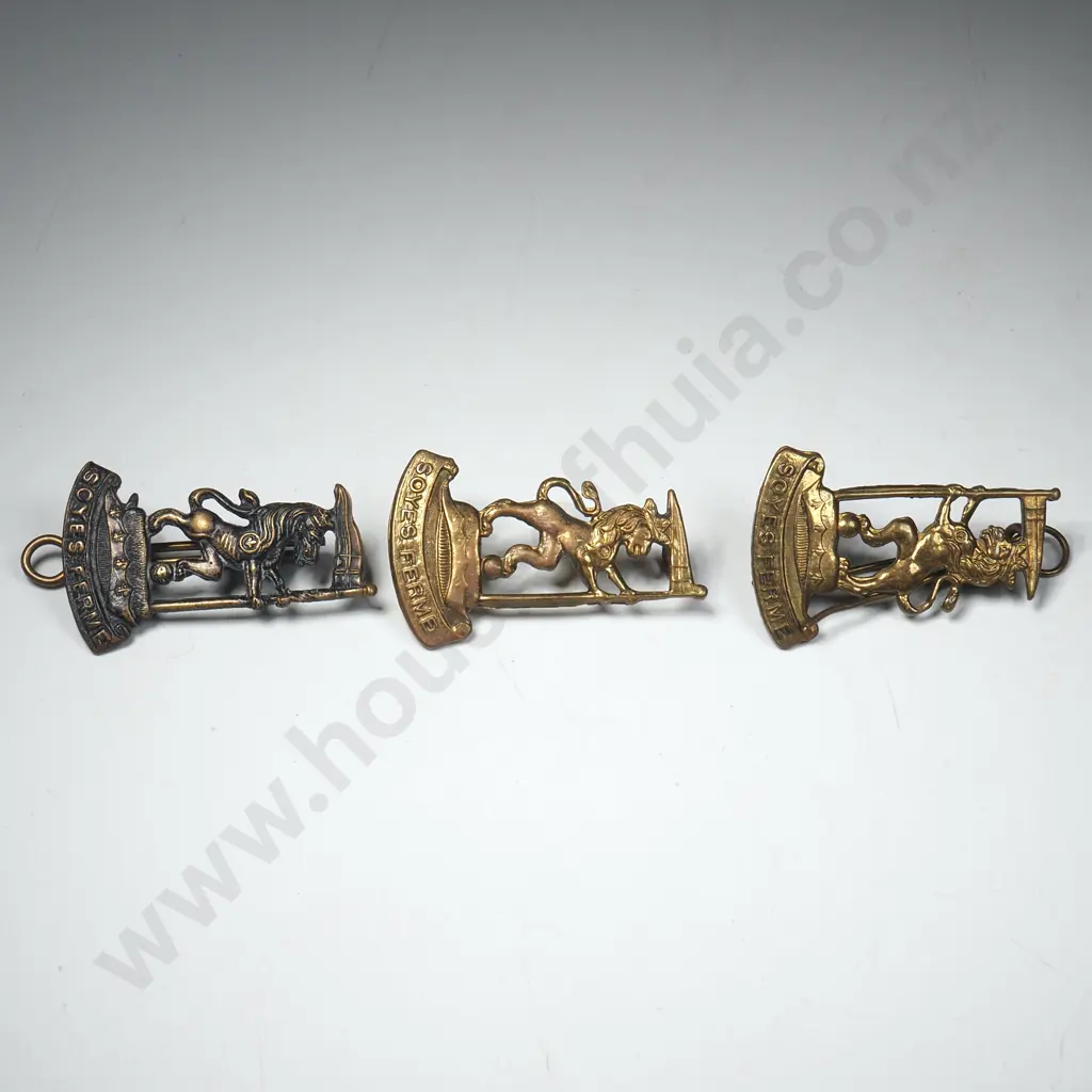 Three New Zealand Rifle Brigade Badges Image 1++