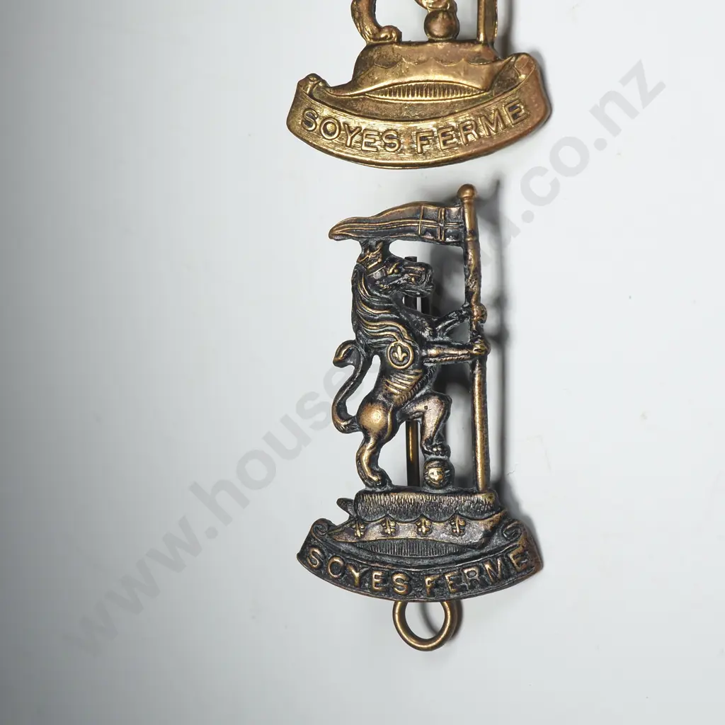 Three New Zealand Rifle Brigade Badges Image 1++