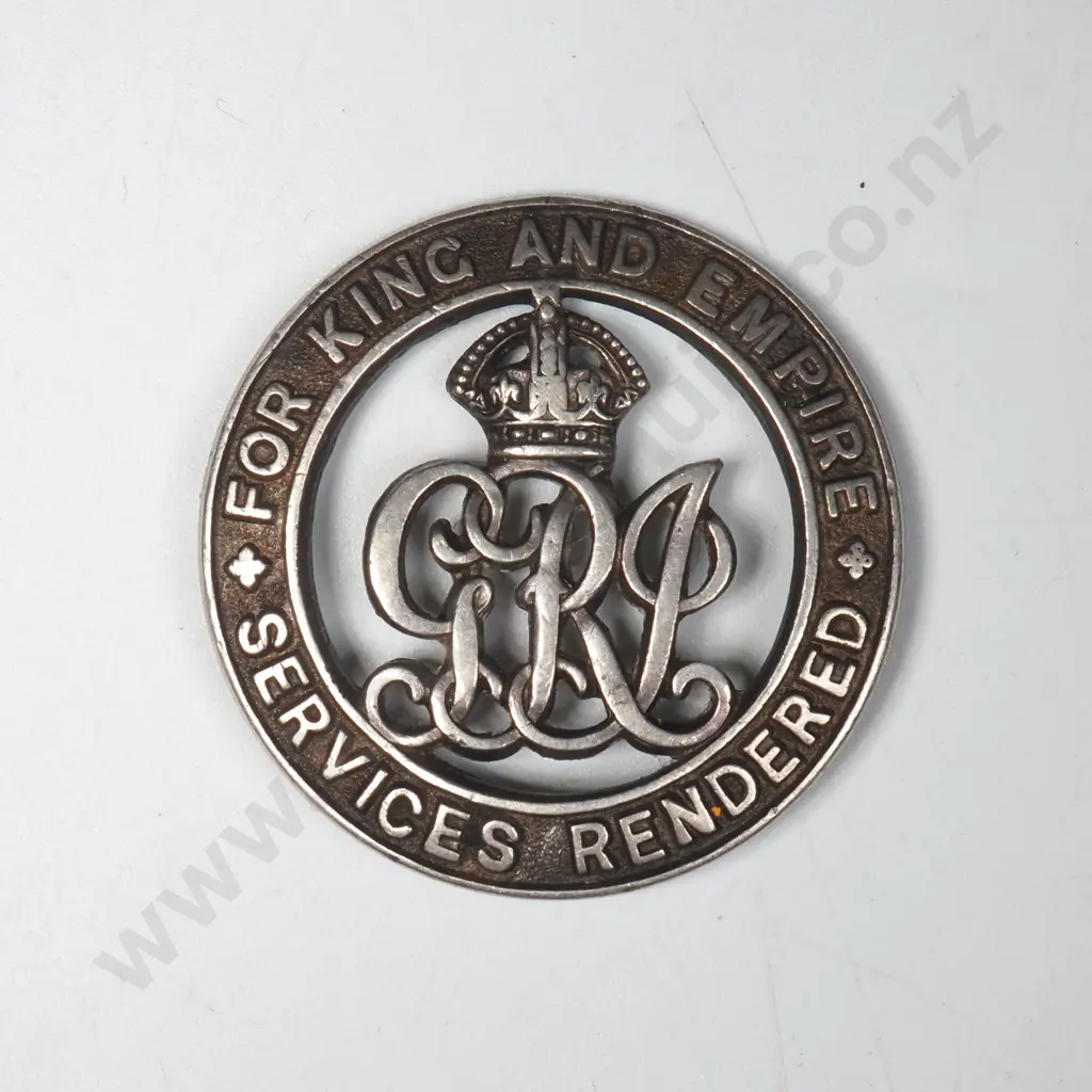 New Zealand Silver War Badge - NZ 4684 Image 1++