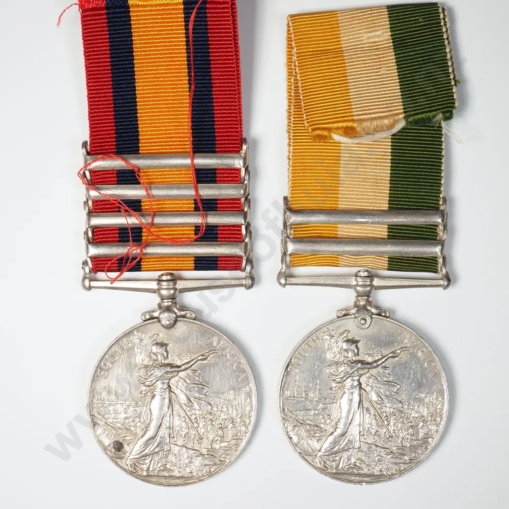 2nd Contingent New Zealand Boer War QSA & Imperial Yeomanry to Lt H Carteret Image 1++