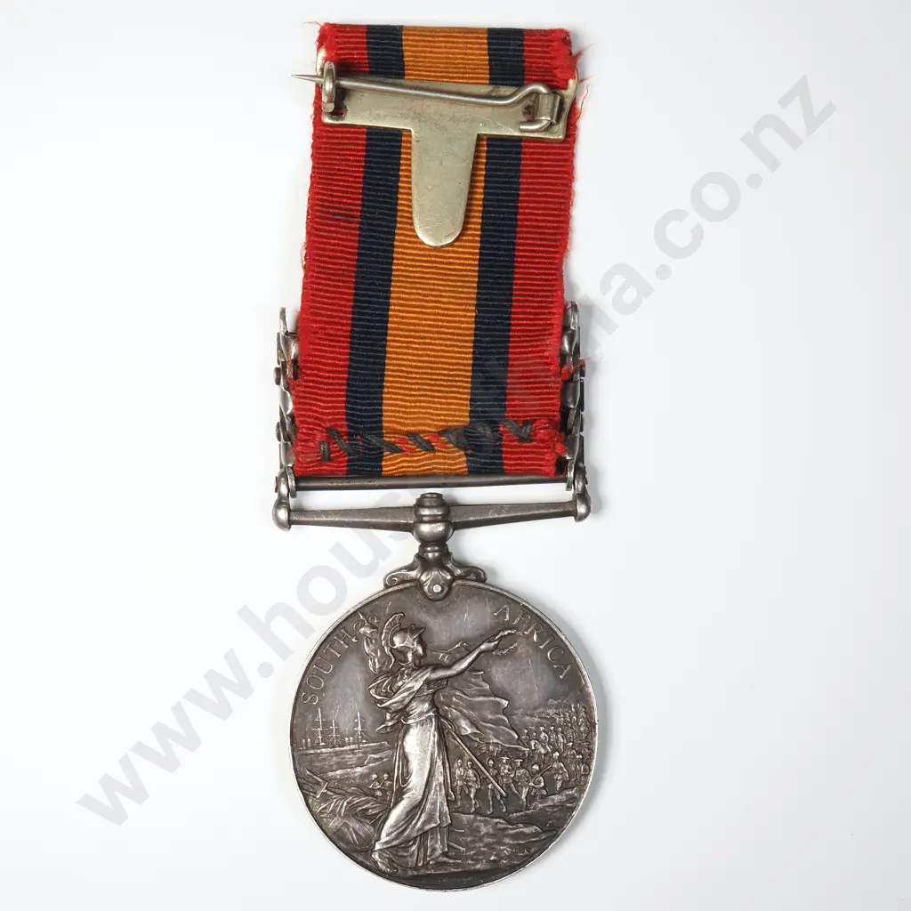 QSA Medal to 1725 Pte W White Pioneer Regiment Image 1++
