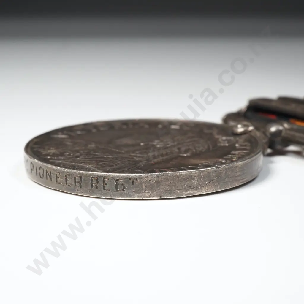 QSA Medal to 1725 Pte W White Pioneer Regiment Image 1++