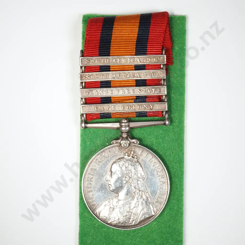 Boer War QSA to 970 TPR J McGinness 3rd CL SAC British Image 1++