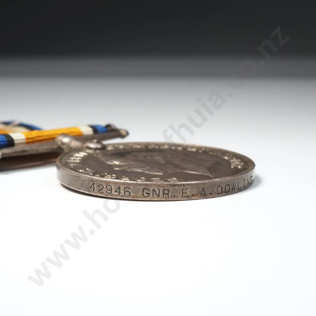 WW1 British War Medal to 42946 E A Dowling NZEF Image 1++