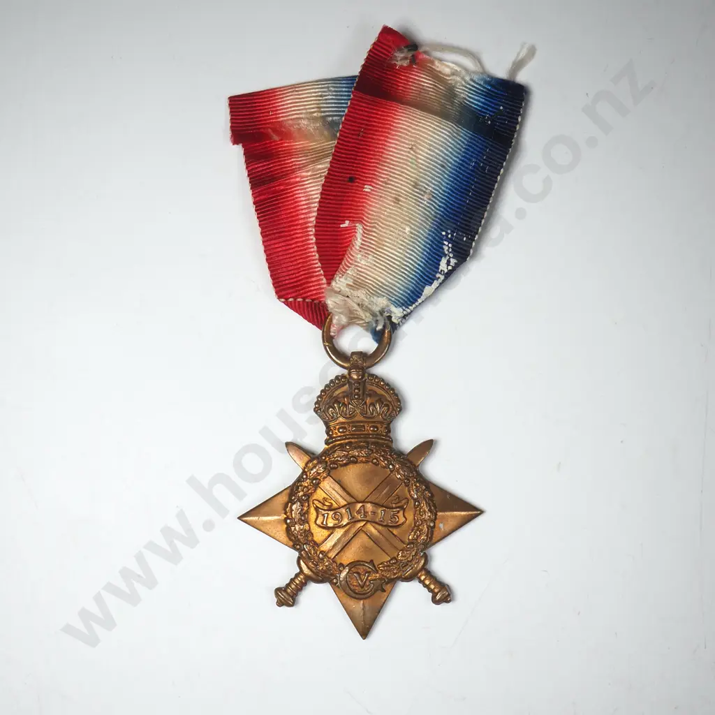 WW1 1914/15 Star to 24/1123 C A Mills NZEF Image 1++