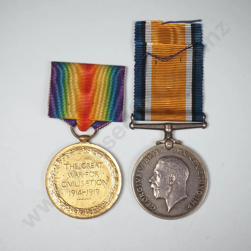 WW1 Pair to 8.1583 Pte Henry Albert Murphy KIA 6th August 1915 - Chunuk Bair Image 1++