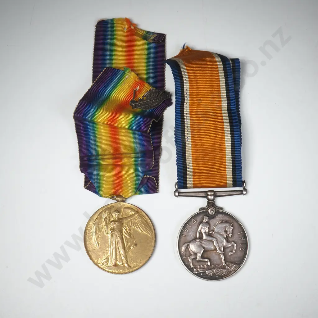 WW1 Pair to 3/3126 L J Goston NZEF & Small RSA Badge Image 1++