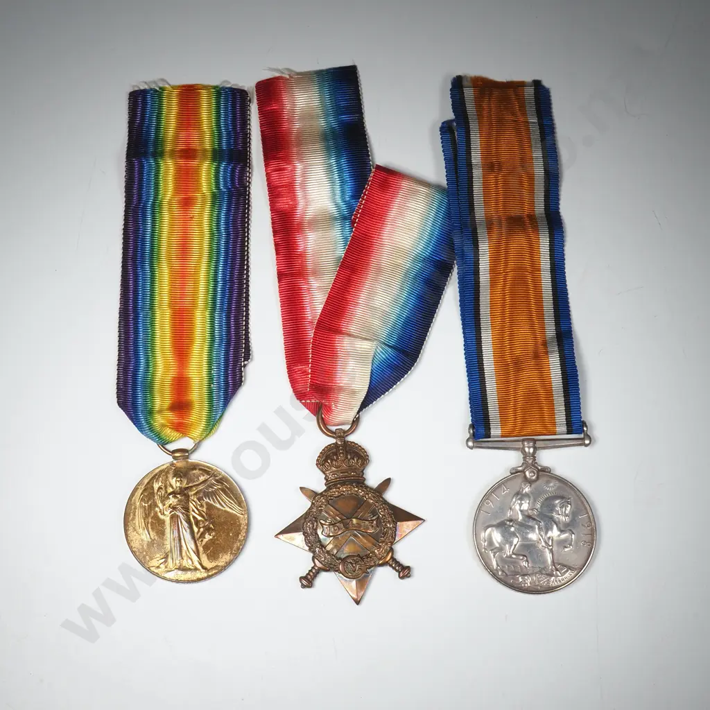 WW1 Trio to 5/514 C Jones NZEF Image 1++