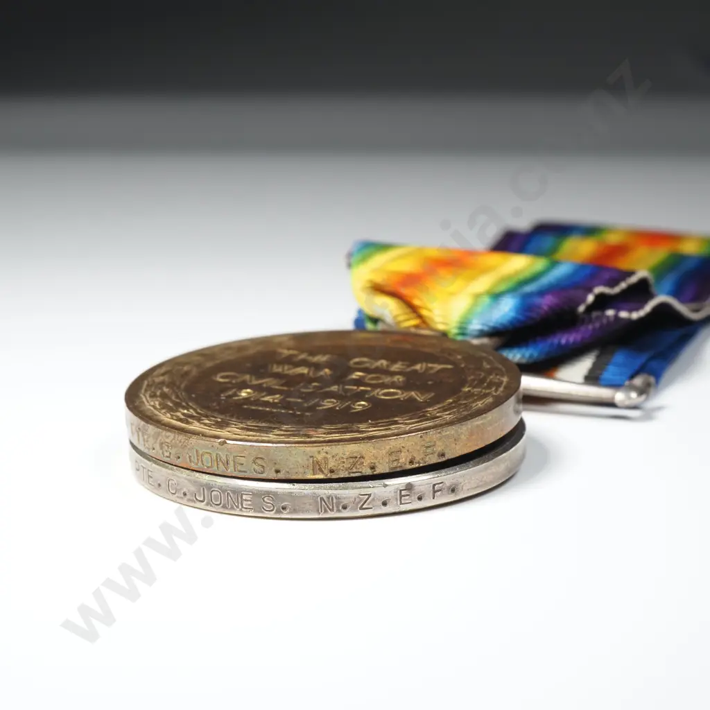 WW1 Trio to 5/514 C Jones NZEF Image 1++