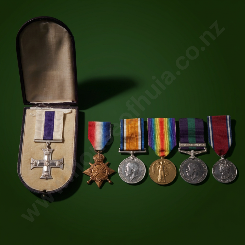 Military Cross Group to 2lt E G D Stewart NZEF  Image 1++