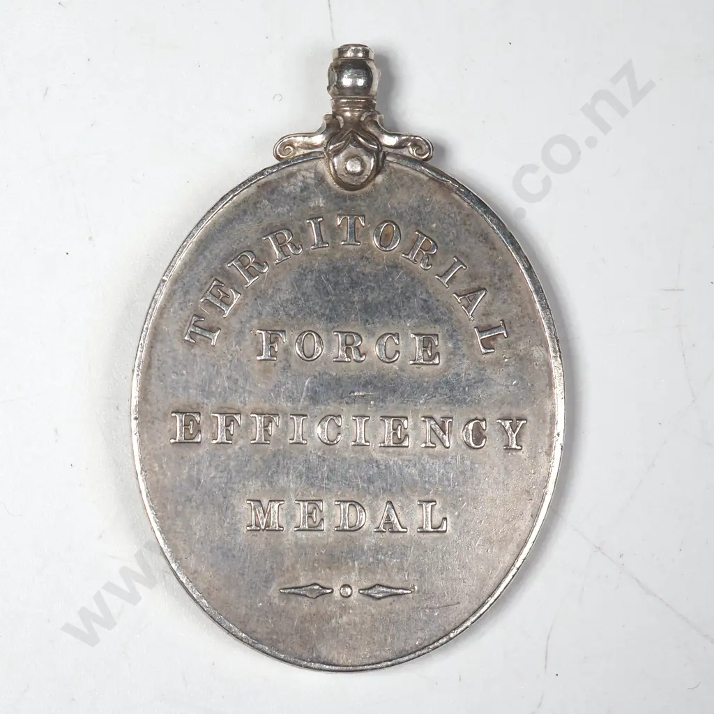 Territorial Efficiency Medal to 1210 Pte J Hill 6/Liverpool Regiment Image 1++