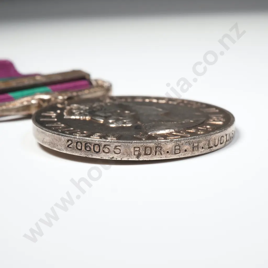 GSM Malaya Bar to 206055 BDR B h Lucinsky Kayforce w WW2 & Korea Service Image 1++