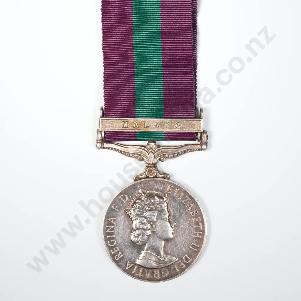 GSM Malaya Bar to 206055 BDR B h Lucinsky Kayforce w WW2 & Korea Service Image 1++