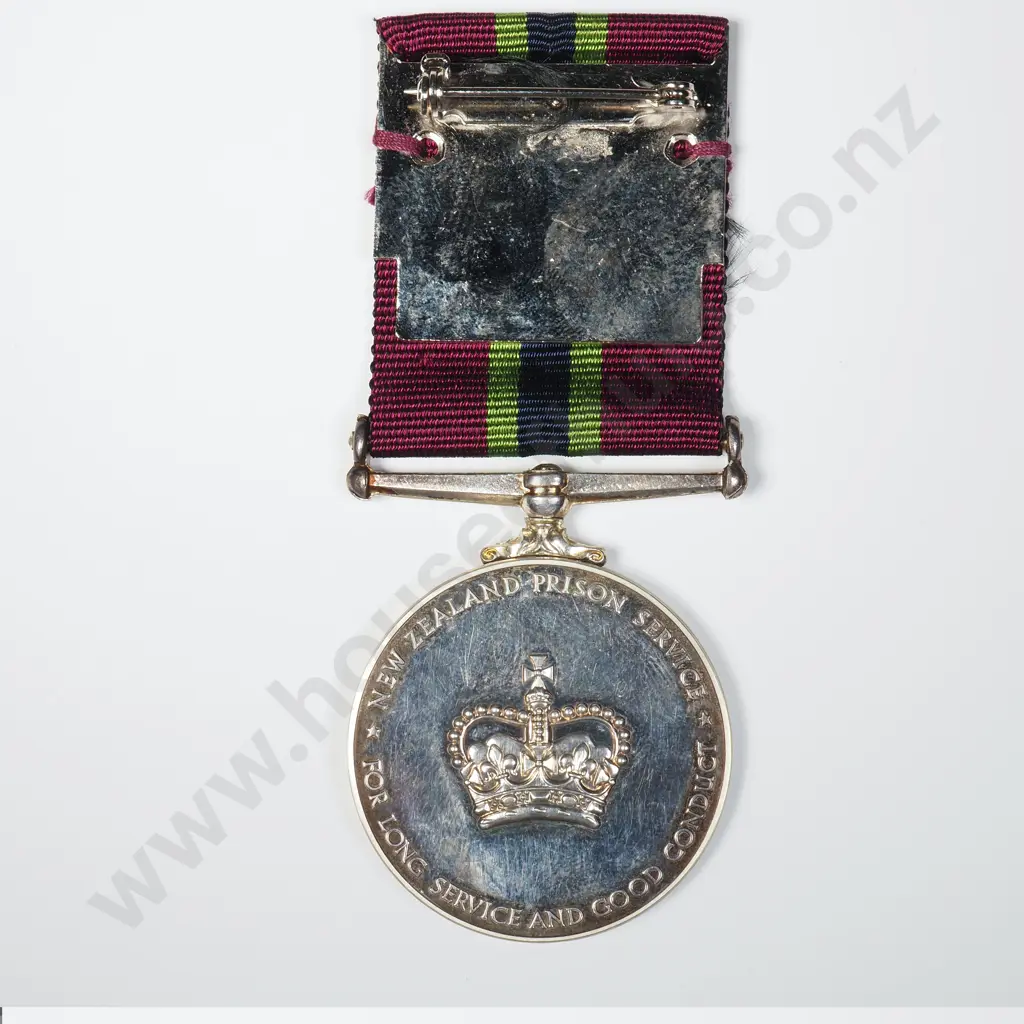 New Zealand Prison Service Medal to H J Mills Image 1++