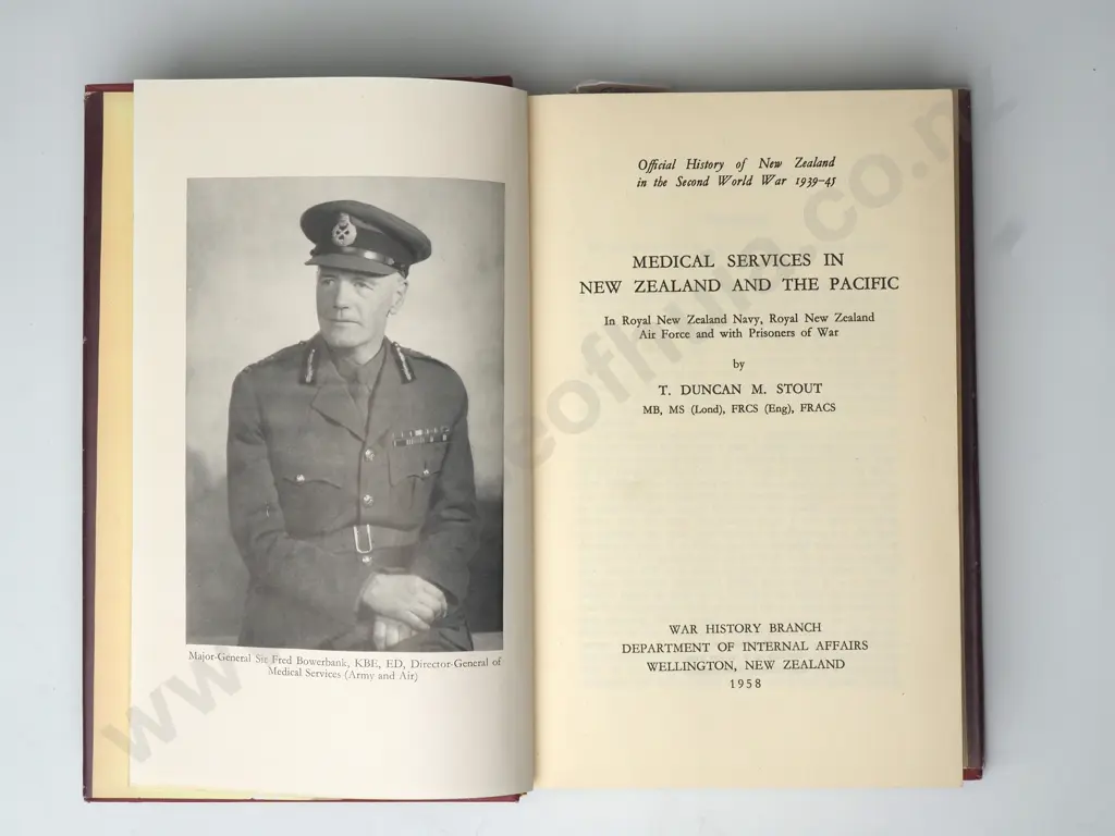 T. Duncan, M. Stout - Medical Services in New Zealand and the Pacific, 1958 Image 1++
