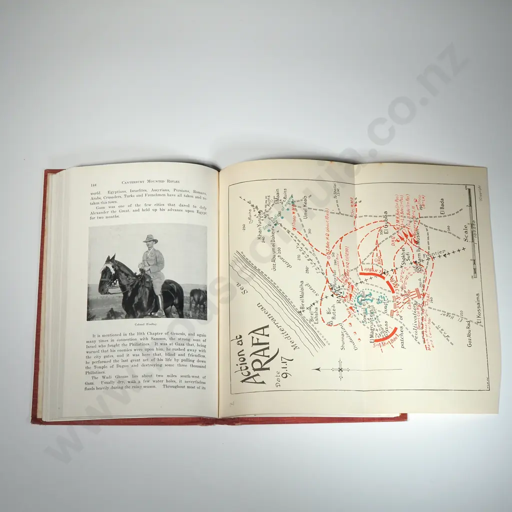 The History of the Canterbury Mounted Rifles 1914-1919 by C G Powels  Image 1++