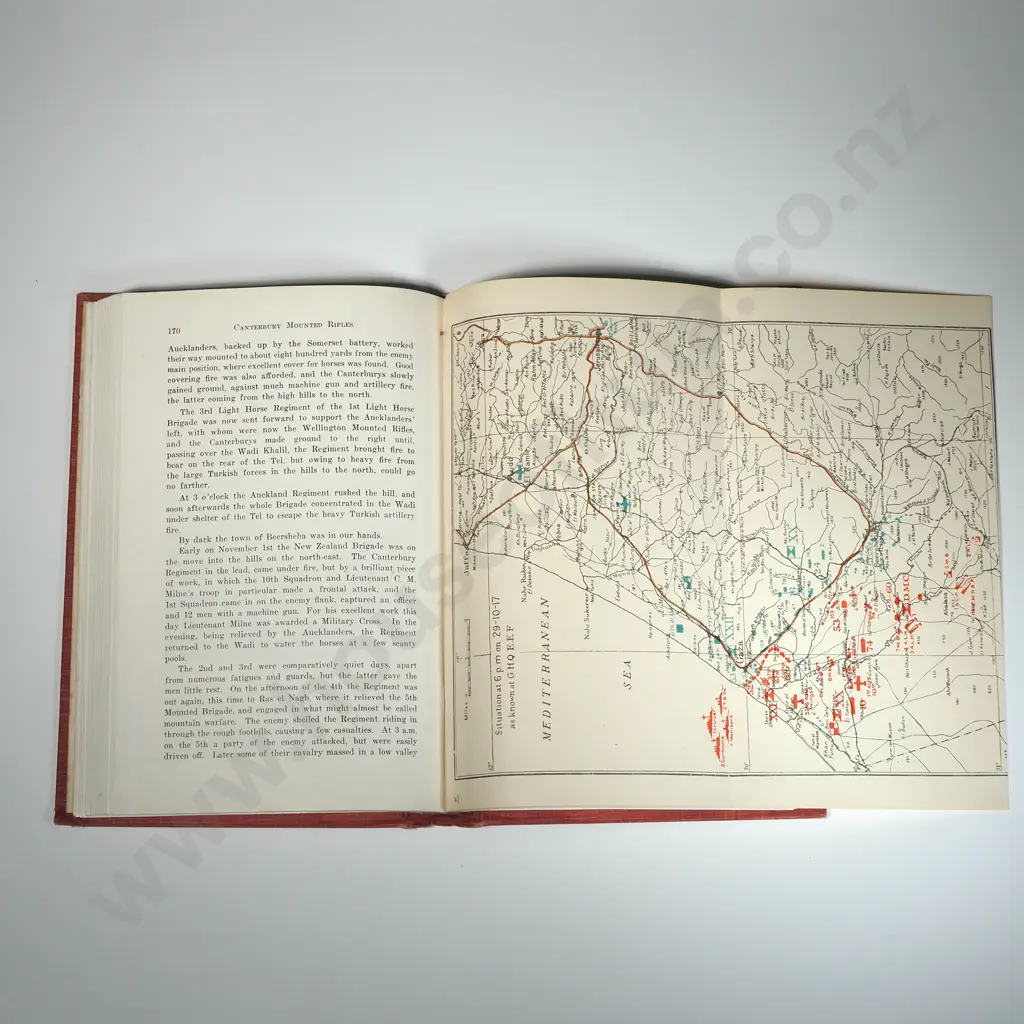 The History of the Canterbury Mounted Rifles 1914-1919 by C G Powels  Image 1++