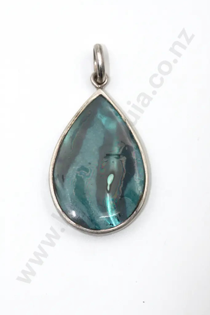Vintage Sterling Silver Butterfly Pendant "Flying on an iridescent sky" Image 1++