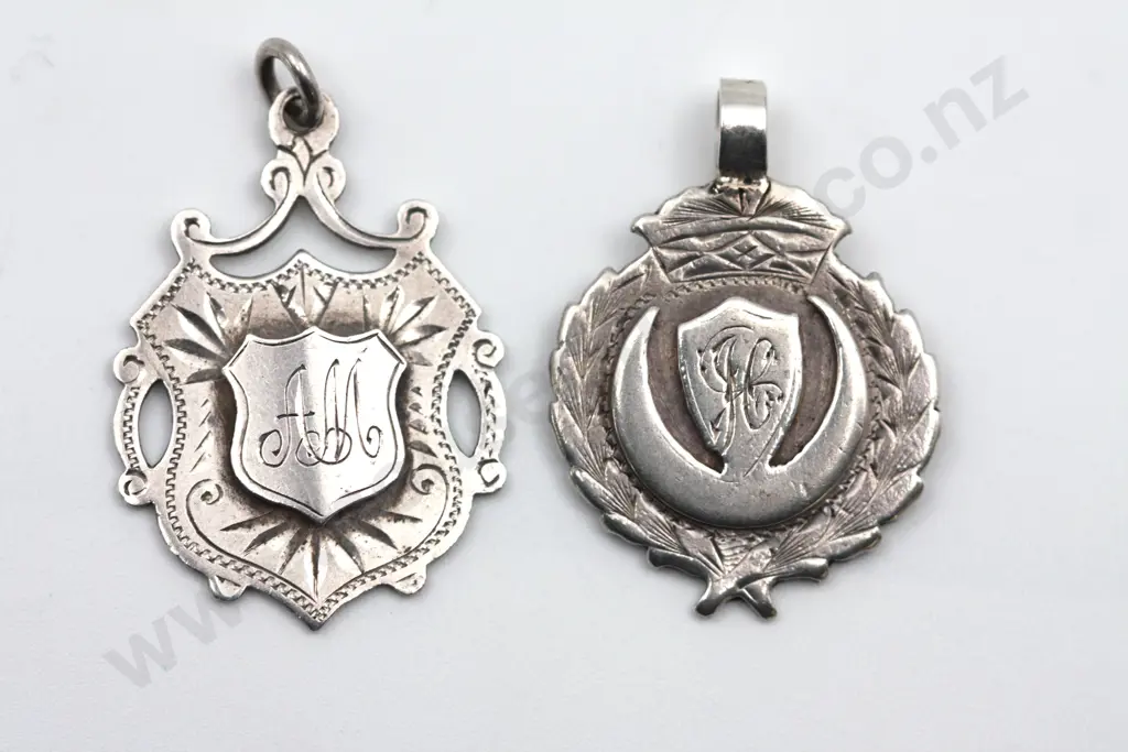 Two Sterling Silver Fob Awards Image 1++