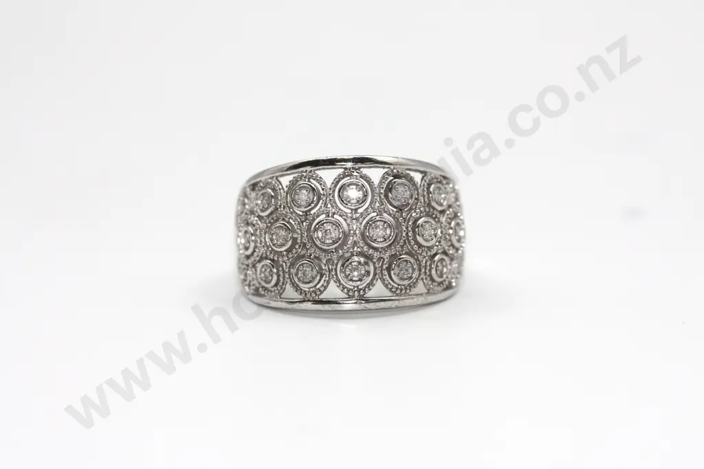 Sterling Silver Sparkly CZ Ring "So Many Sparkles" Image 1++