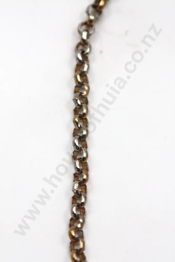 Gold Plated Belcher Chain Necklace "Ever so Chanel slightly" Image 1++