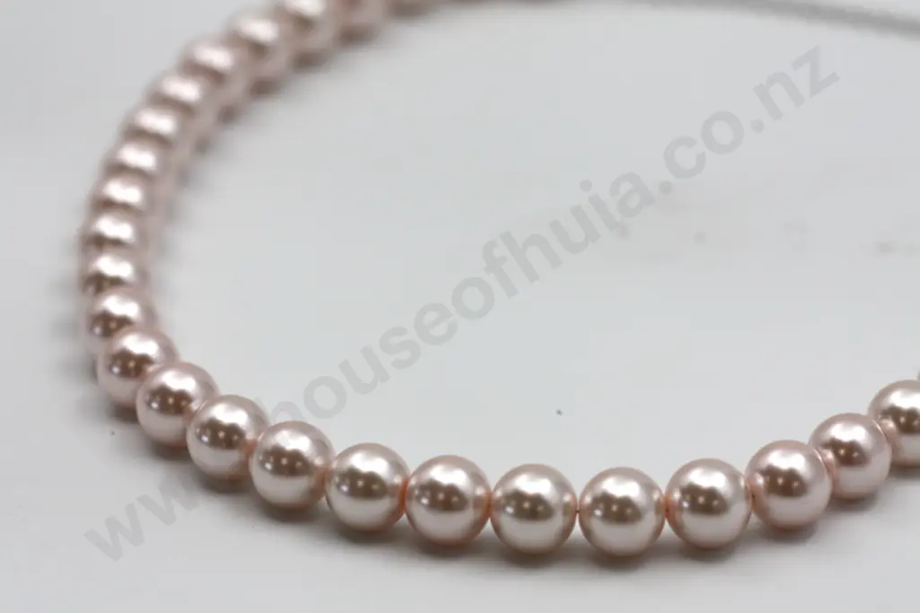 Stylish String of Large pink Huge Faux Pearls "Further Pink Fantastic" Image 1++