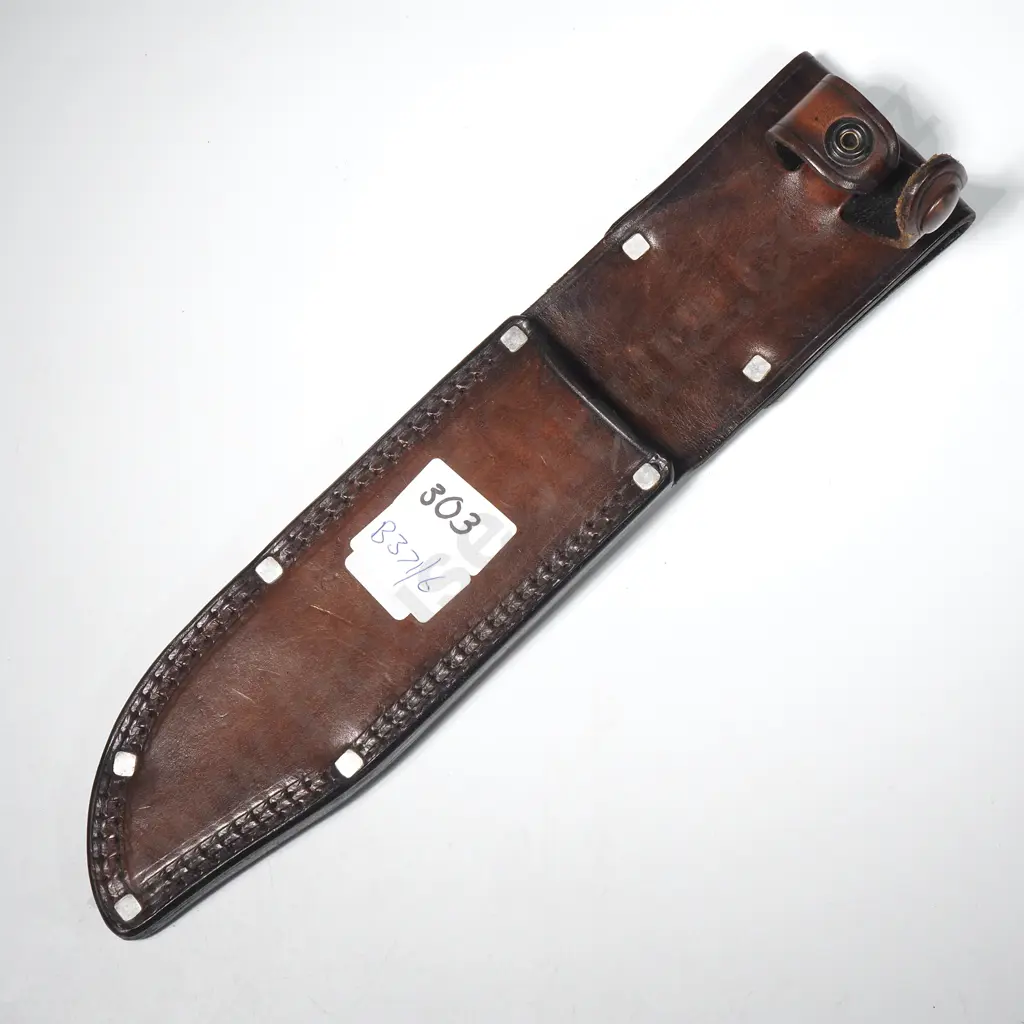 Leather Scabbed for 7 Inch K bar Style Knife Image 1++