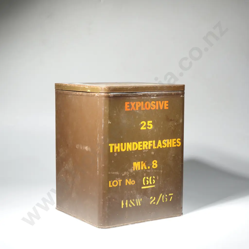British Army Military Fuse Container - Circa 1967. Image 1++