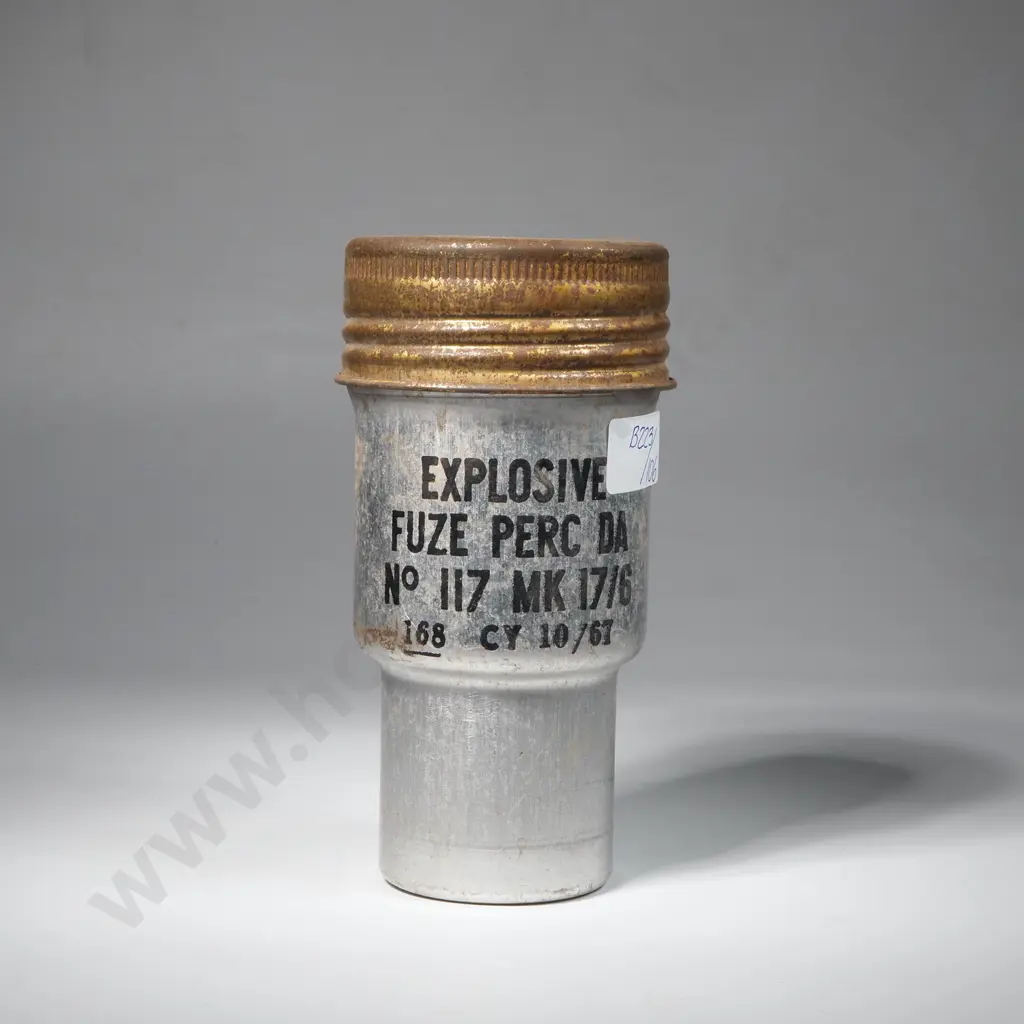 Vintage British Army Artillery Fuse Container - Circa 1967 Image 1++