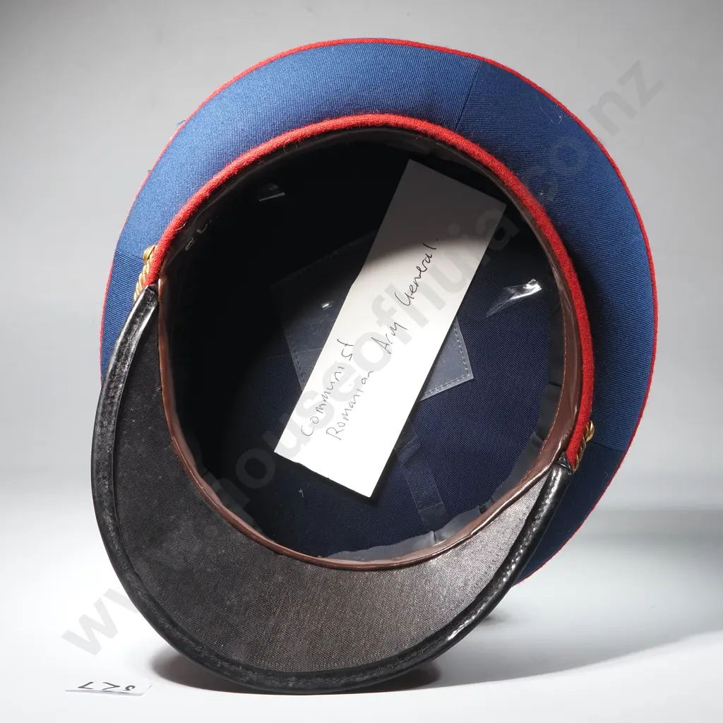 Communist Romanian Army General Peaked Cap Image 1++