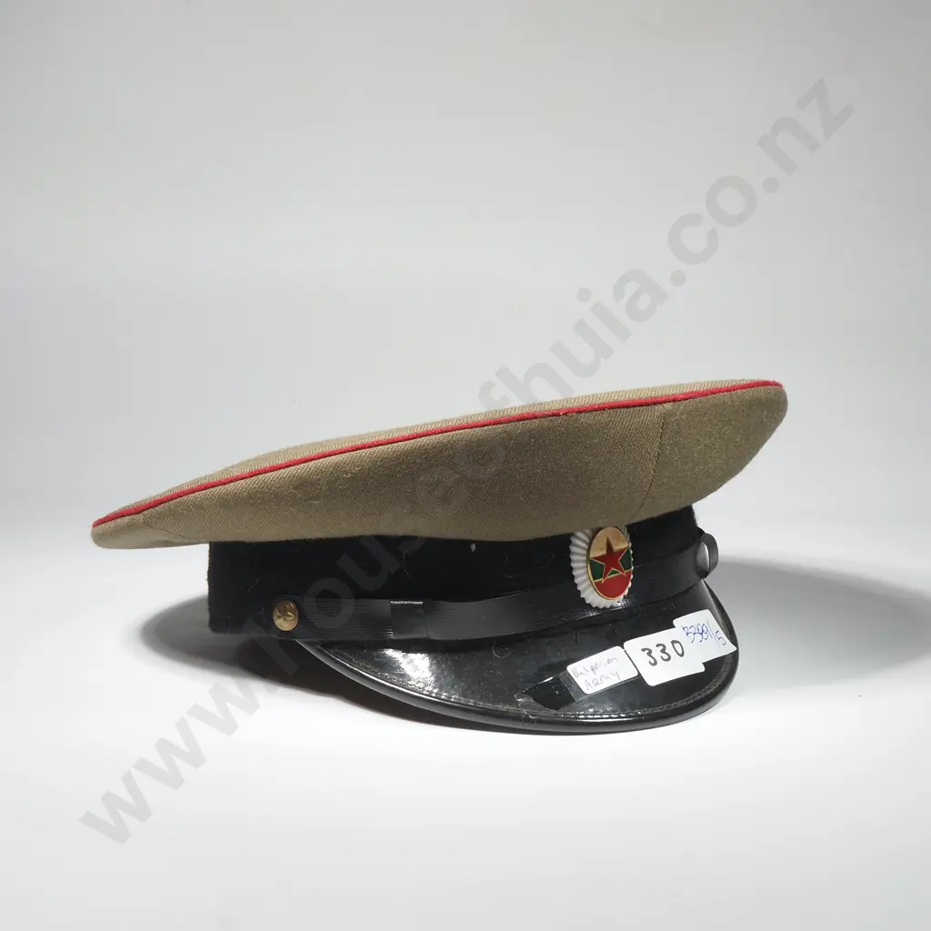 Bulgarian Army Peaked Cap Image 1++