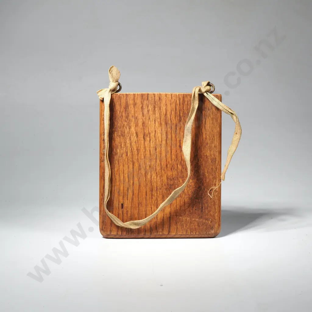 Vintage Military Watch Holder Mounted on Oak Board Image 1++