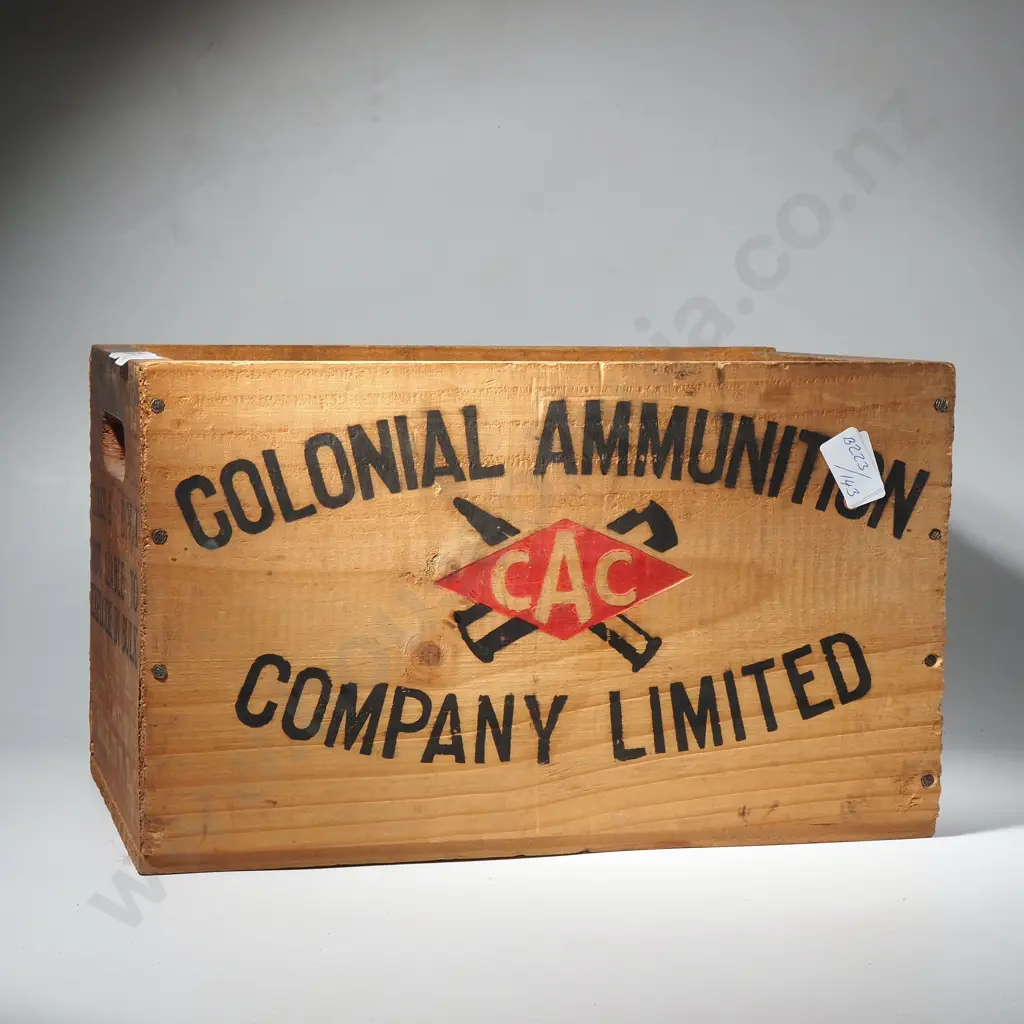 500 round Colonial Ammunition Company Ltd Wooden Box - 12 Gauge Rabbit Board Ammo Image 1++