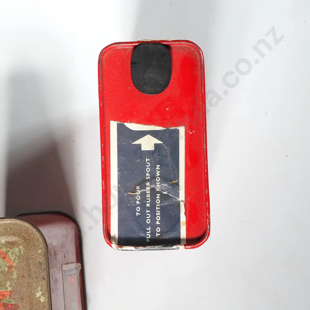2 x Vintage Curtis's & Harvey No. 4 Canister Gunpowder Tins Image 1++