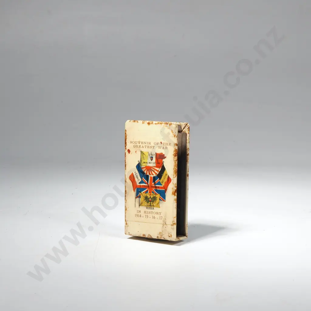 WW1 Patriotic Matchbox Cover Image 1++
