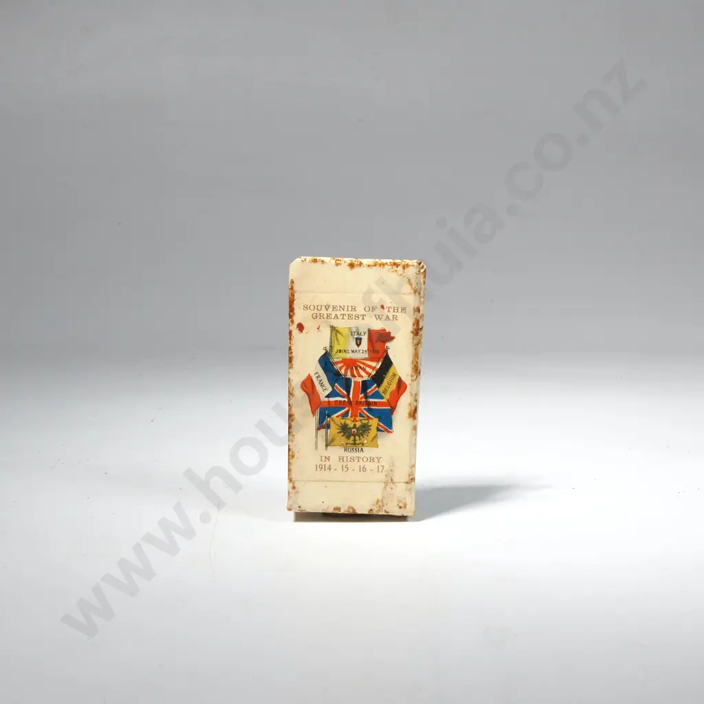 WW1 Patriotic Matchbox Cover Image 1++