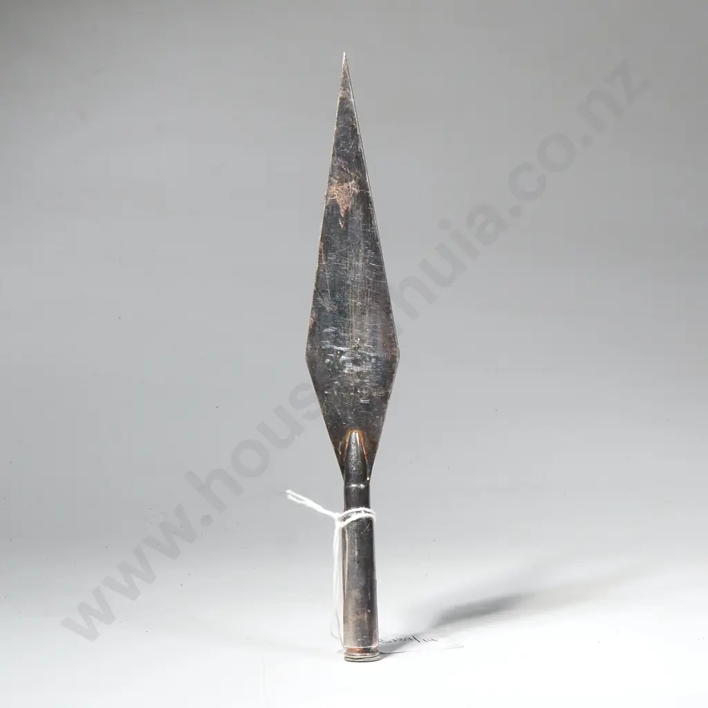 Spear Head Shaped Trowel Mounted On a Repurposed Bullet Image 1++