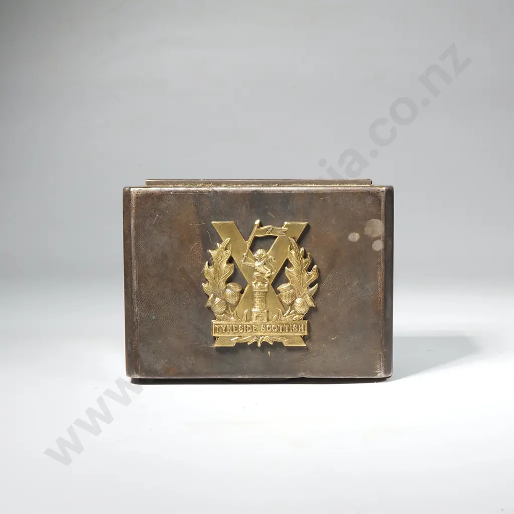 Cigarette Box w British Badge on Top Image 1++