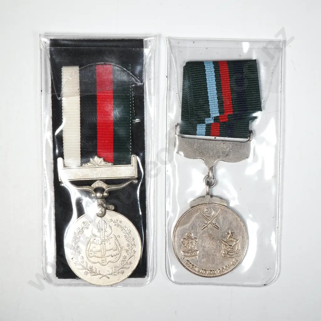 Two Pakistan Service Medals Image 1++