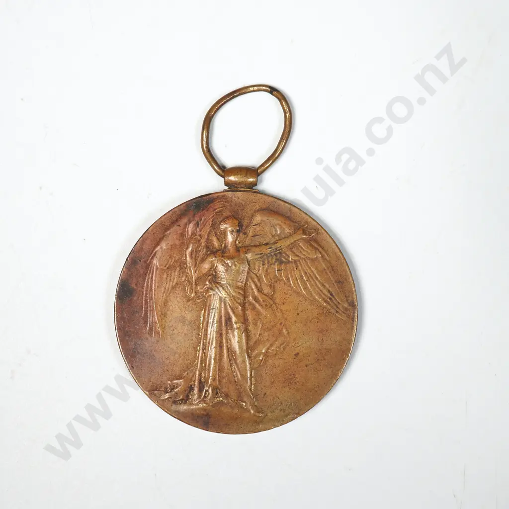 WWI Victory Medal Named “9/1733 PTE. A. E. RHODES.”  ( Toned ). 22622 Image 1++