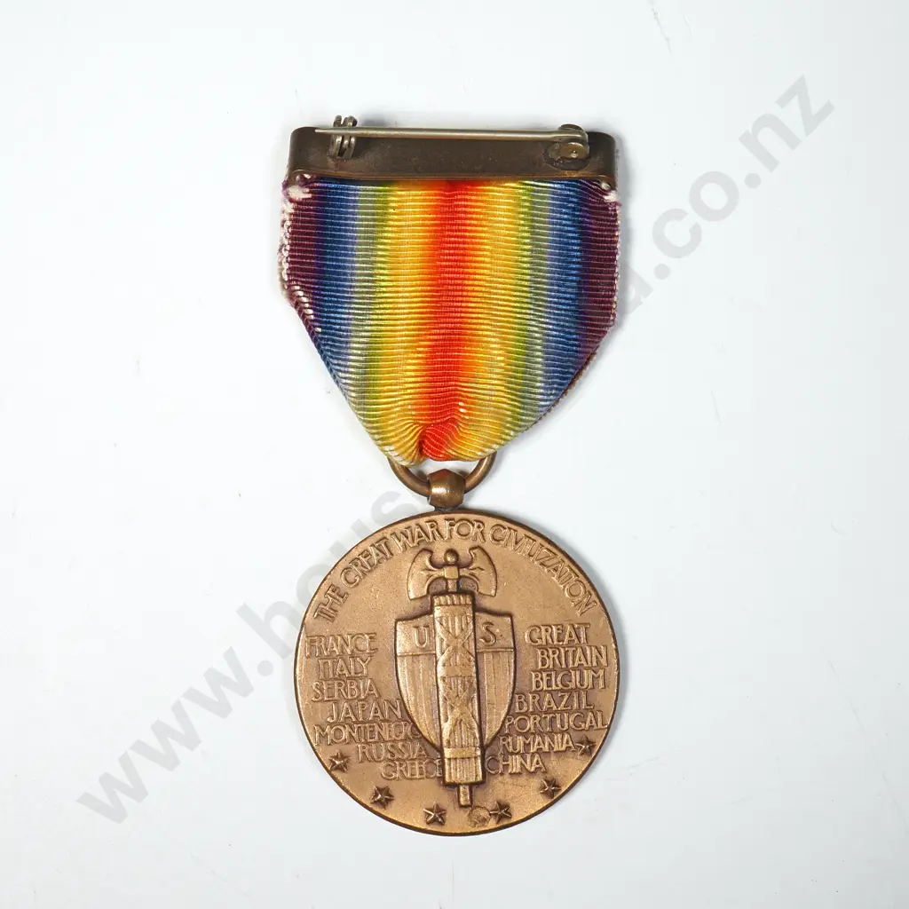 WW1 USA Victory Medal Image 1++